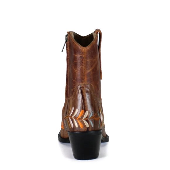 NEW DIBA TRUE Leather Cains Ville Western Booties IN brown for women 825 4m2 - Picture 11 of 15